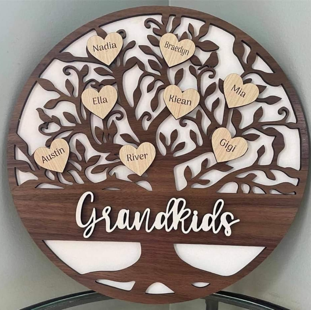 Grandkids sign